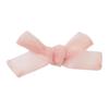 Chiffon Bow Design Synthetic Fiber Shoe Accessories Women's Pink