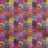 Cotton Flex Fuschia Pink Fabric Paisley Patchwork Sewing Fabric By The Yard Printed Diy Clothing Sewing Supplies 40 Inch