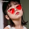 Children 'S Triangle Sunglasses Boys Girls Metal Frame Sun Glasses Small Personality Streetwear For Kids Glasses Outdoor Uv400 