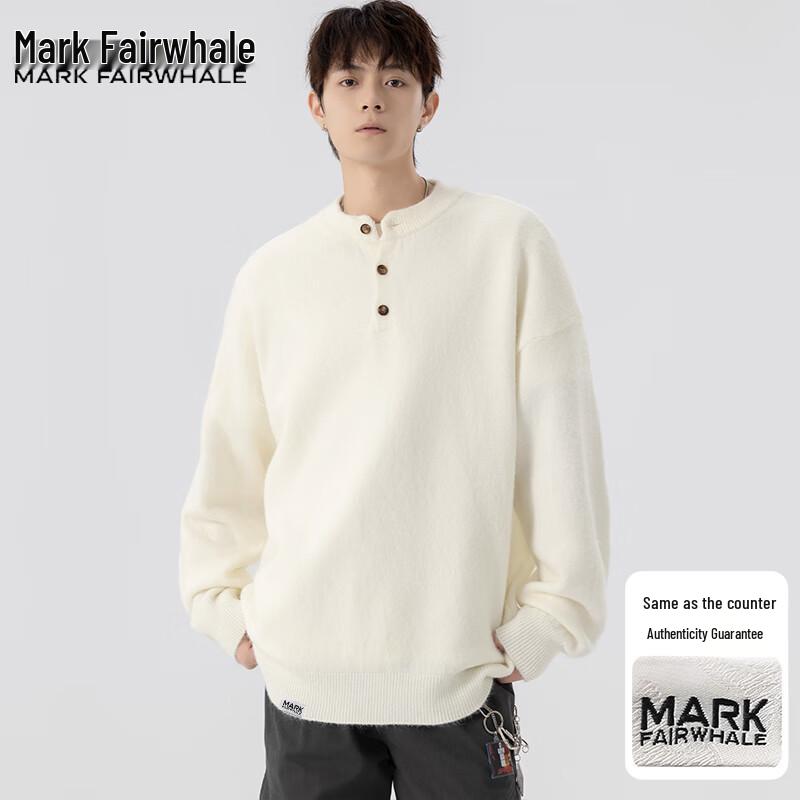 Mark Fairwhale Men's Trendy Loose Fit Pullover Sweatshirt