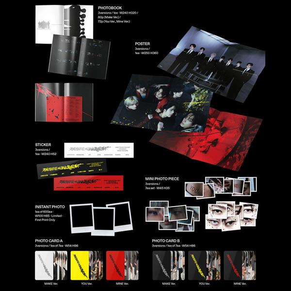 ENHYPEN 6th Mini Album [DESIRE : UNLEASH] [Random Version]