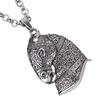 Retro Horse Head Necklace Personalized Metal Wind Medieval War Horse Pendant
