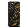 Черно-золотой мраморный узор Чехол для телефона Для Samsung Galaxy S22 S21 S20 Ultra FE 5G S10E S10 S9 S24 Plus S23 Защитный корпус