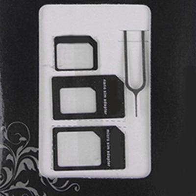 Набор адаптеров-конвертеров для карт NanoSIM и Micro Standard для iPhone 5 4S 5S