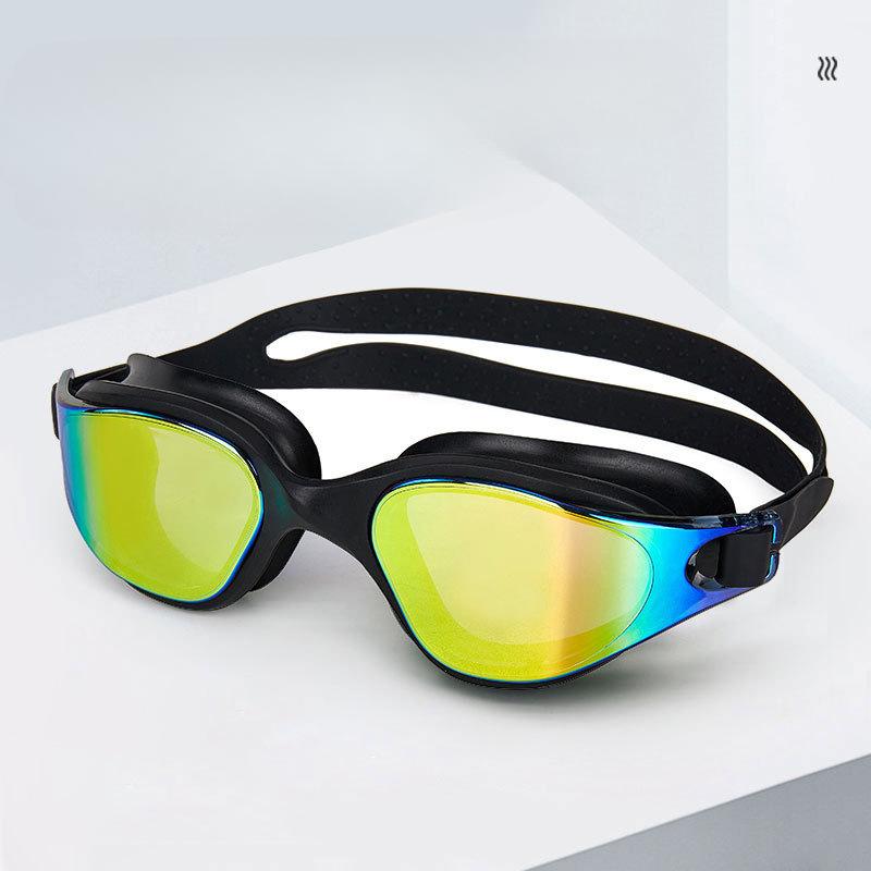 Professional Adult Swimming Goggles Anti-Fog Waterproof UV Protection Silicone Gel Diving Glasses Competition Spectacles