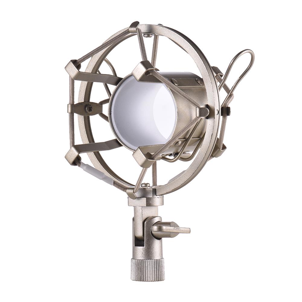 Металлический универсальный конденсаторный микрофон, противоударный держатель для микрофона, антивибрационный кронштейн для онлайн-подключения