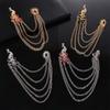 Tassel Zinc Zinc Alloy Ceremony Banquet Corsage Clothing Accessory Fashion Jewelry Men Brooch Vintage Brooch