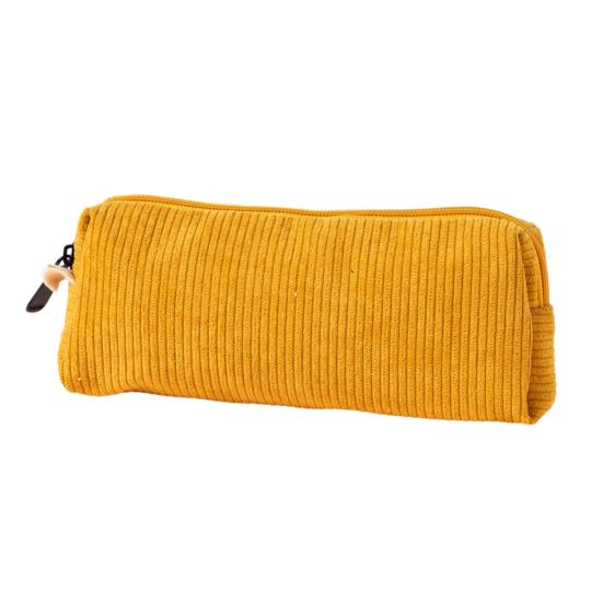 Вельветовый пенал Мягкий маленький органайзер для карандашей на молнии Многофункциональная дорожная косметичка для девочек