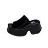 Trend 2024 Summer Platform Women Slippers Fashion Elegant Open Toe Increase Shoes Ladies Outdoor Dress Thick High Heel Sandalias