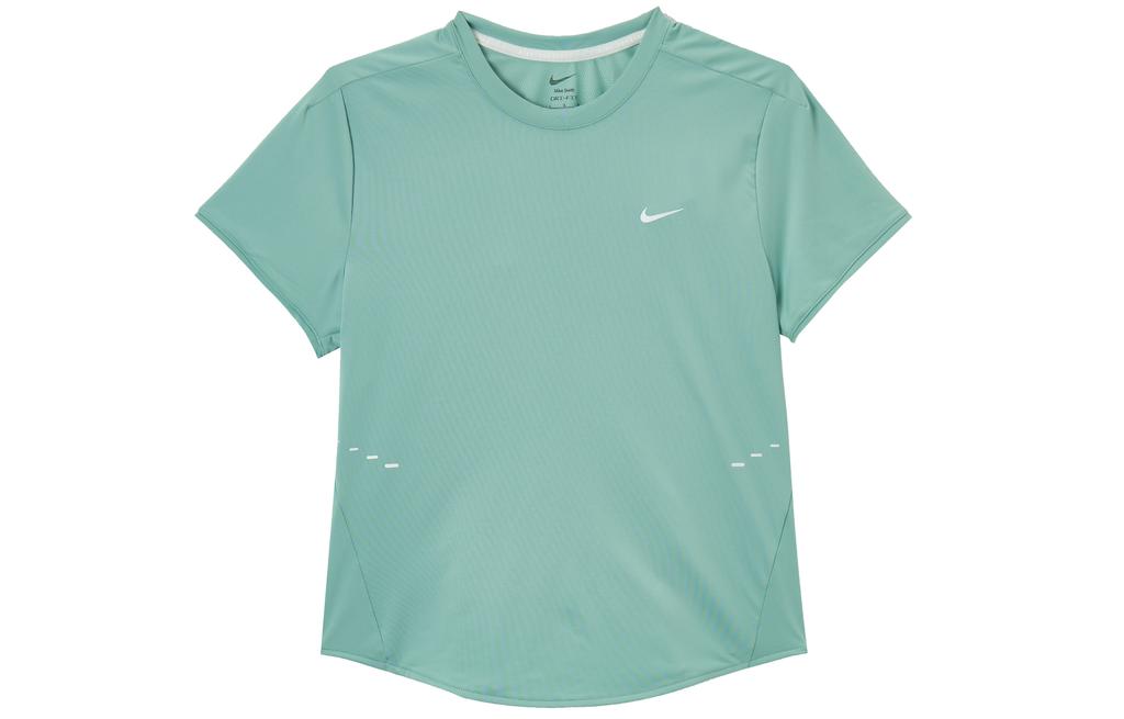 Nike Dri Fit T Shirts Women's Cannoneer Gray Crew Neck Moderate Straight Fit HM9699-017