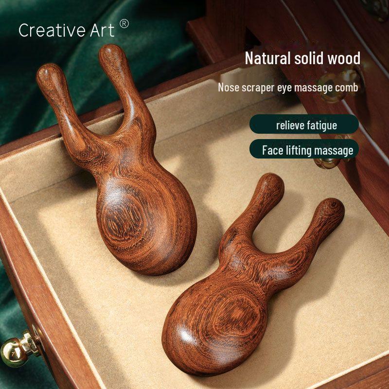 «Сандаловый лягушачий массажер для глаз и носа с функцией меридианной акупунктуры»