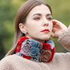 Scarf Ladies Winter 2024 New Fashion Rex Rabbit Hair Double Sided Thickened Warm Fashion Student Children's Scarf