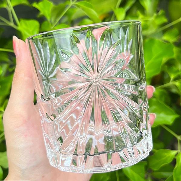 330 мл Рельефный стакан для виски Бокал для вина Европейский стиль Вечеринка Домашний бар Стакан для виски и вина Посуда из стекла Набор для иностранных вин и спиртных напитков