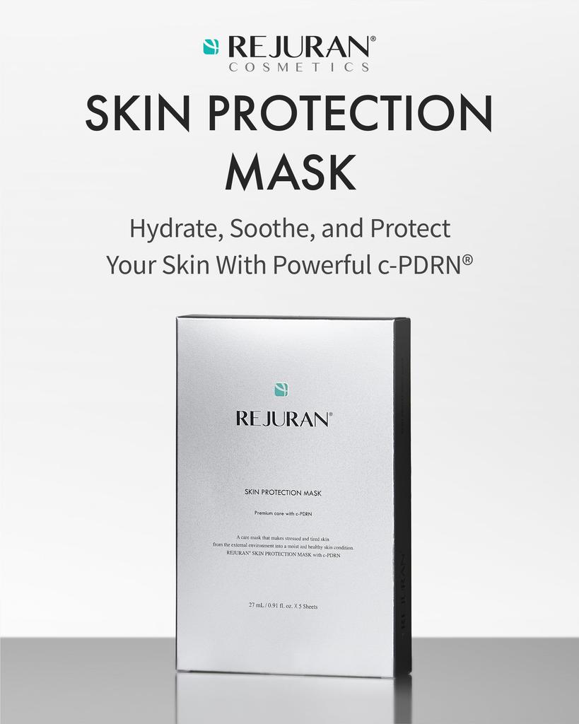 REJURAN Skin Protection Mask X 5 Skin Paria Support Moisturizing Sensitive Skin Sheet Mask Pack Rejuran [Official] (27ml Sheets) c-PDRN