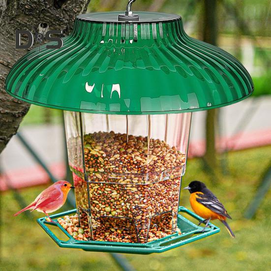Пластиковый защитный купол для подвесной кормушки для птиц, водонепроницаемая кормушка для колибри, защита от дождя, перегородка для белок для улицы