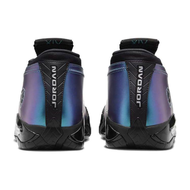 Женские кроссовки Air Jordan 14 Retro Low Love Letter Темно-бирюзовый минерал-бирюзовый металлик-серебристый DH4121-300