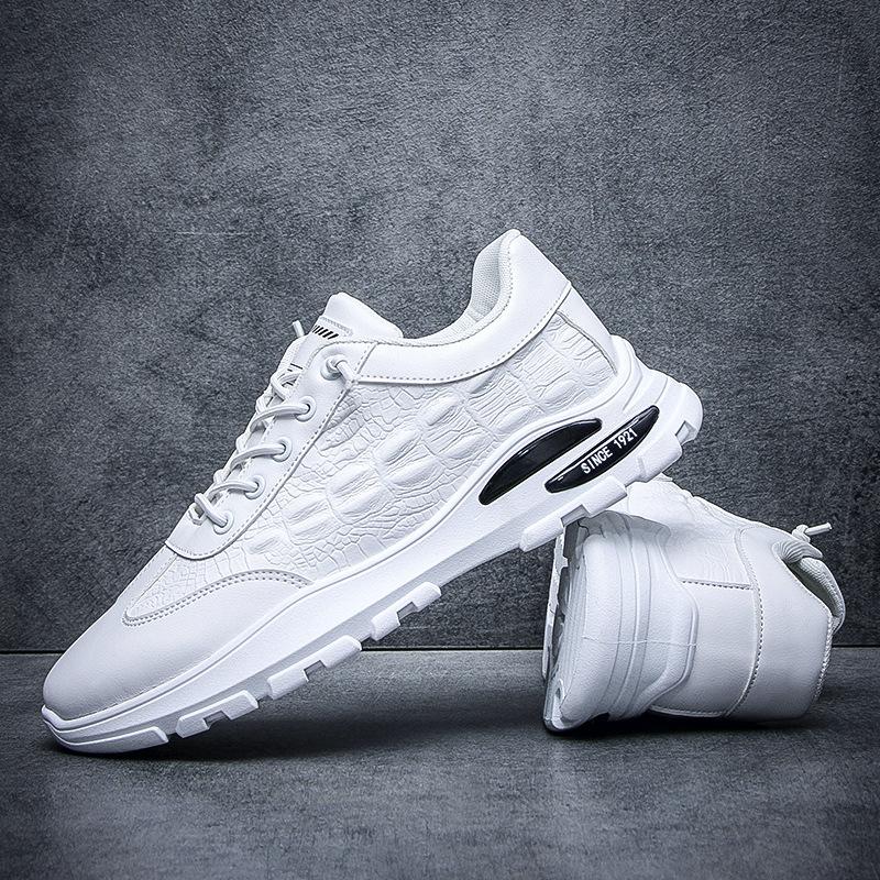 Имитация крокодиловой кожи повседневная мужская обувь на платформе модные новые мужские кроссовки дизайнерские роскошные ретро-лоферы для прогулок походов