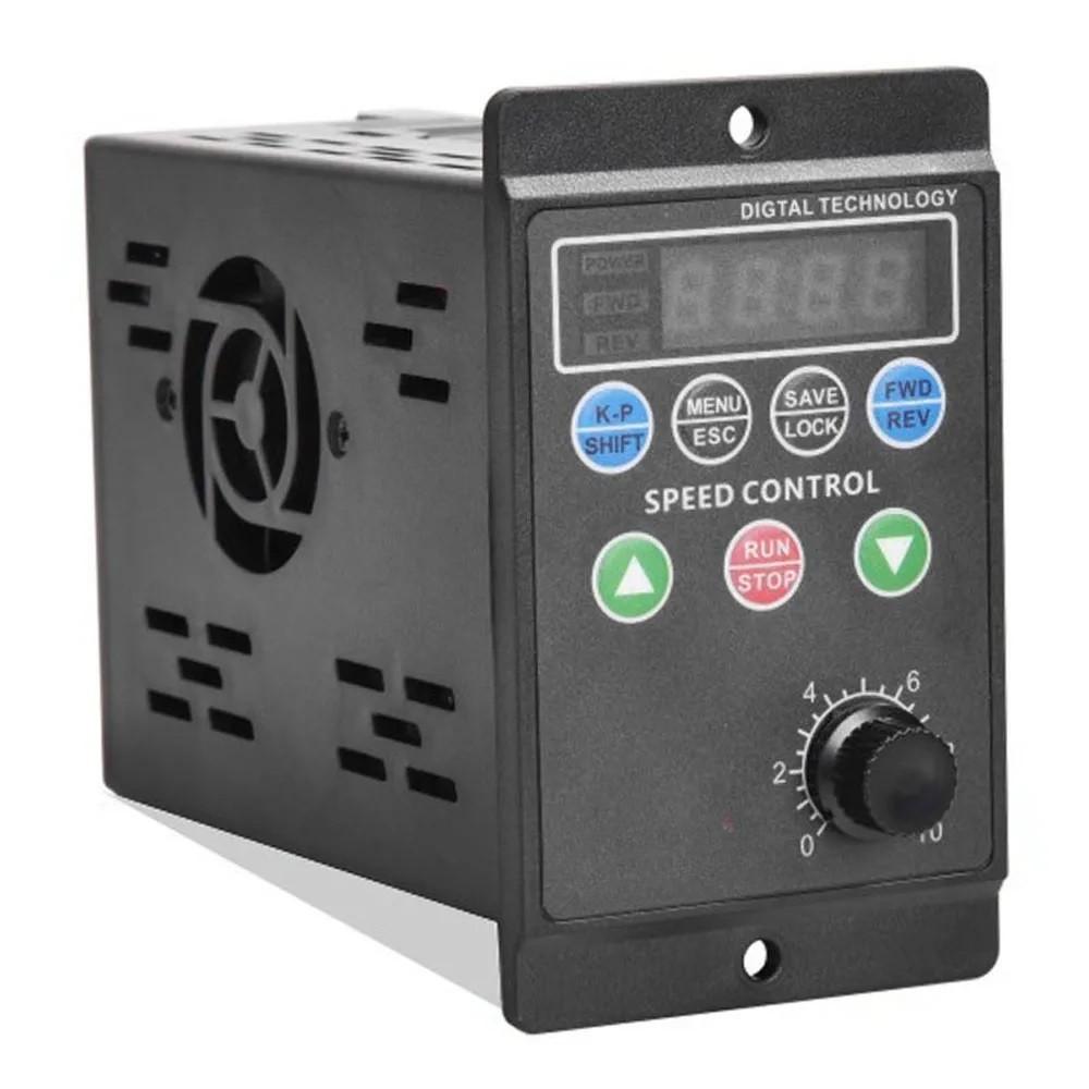 Однофазный входной трехфазный выходной преобразователь частоты привода двигателя с четырехзначным цифровым дисплеем 100 * 61 * 143 мм