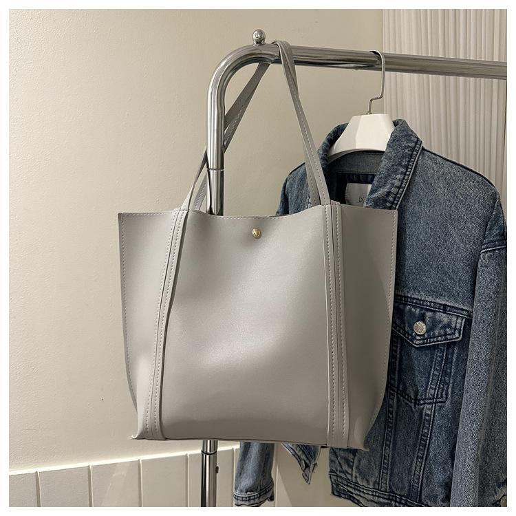 Женская сумка из двух частей, сумка через плечо, большая вместительная сумка-тоут, минималистский стиль, сумка подмышкой Tide