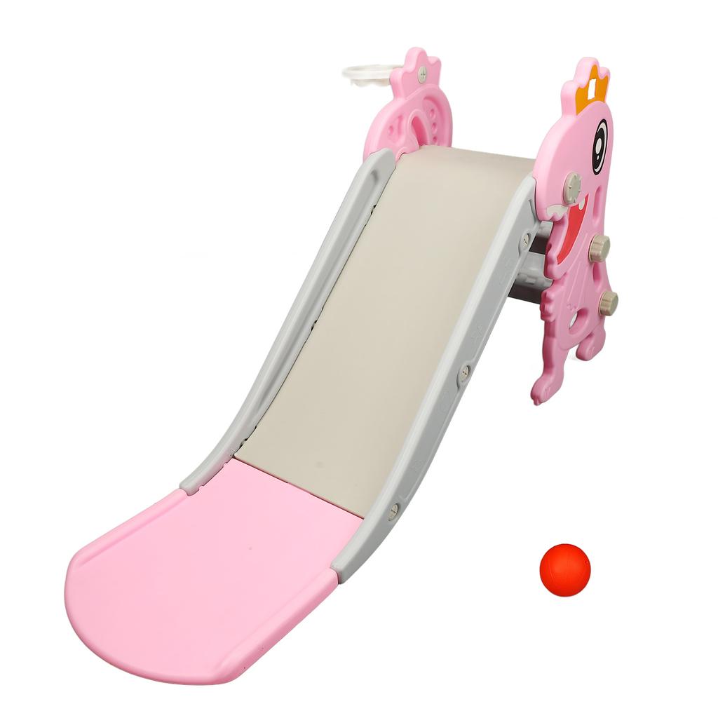 Toddler Indoor Slide for Age 1 To 8 Years Old Dinosaur Shape Non Slip Stairs Kids Slide with