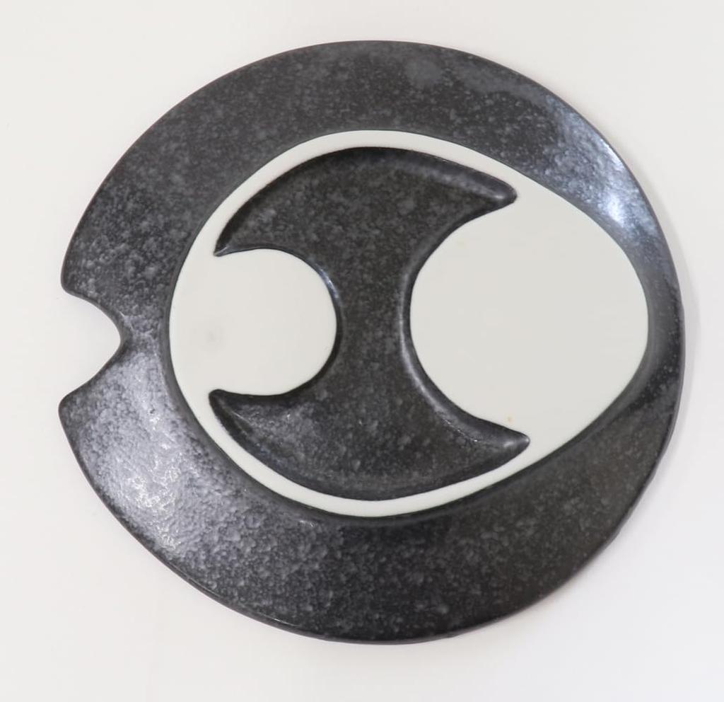 Set of 10 Welcome Plates for Cold Sake x 15 x Japanese Tableware for and Izakayas Silver-Black [15.5 2cm] Restaurants, Inns,