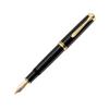 Pelikan M1000 Fountain EF Extra Fine Officially Imported Souverän Pen, Nib, Black,
