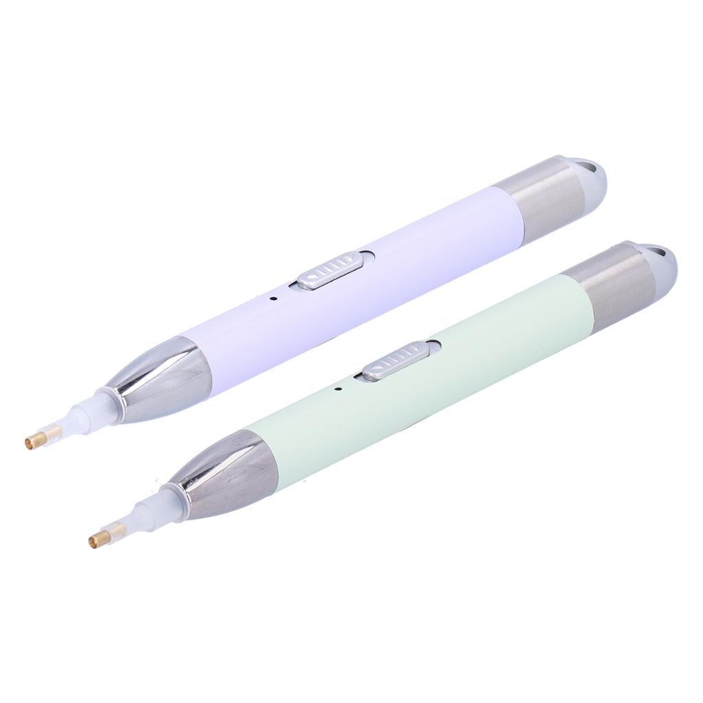 Алмазная ручка для рисования со светящейся головкой, перезаряжаемая через USB, инструменты для рукоделия, аксессуары для вышивки крестом