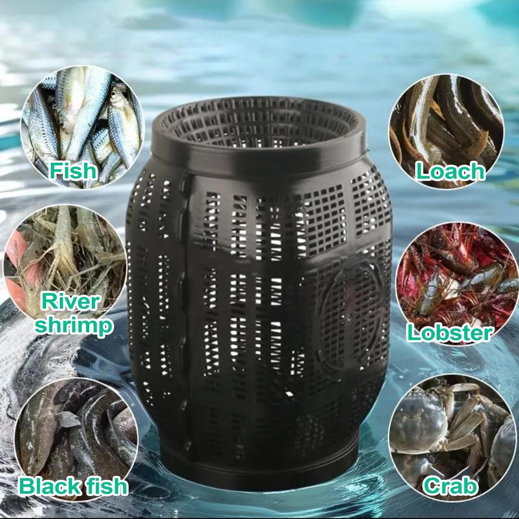 Crawfish Trap Lightweight Bait Trap Crab Cage Outdoor Gear for Catch Shrimp Turtle Eel Freshwater Saltwater Lake