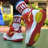 Men's and Children's Basketball Shoes, Sports Shoes, Spring and Autumn Special Games, Leather Surface, Middle and Older Children's and Girls' Training
