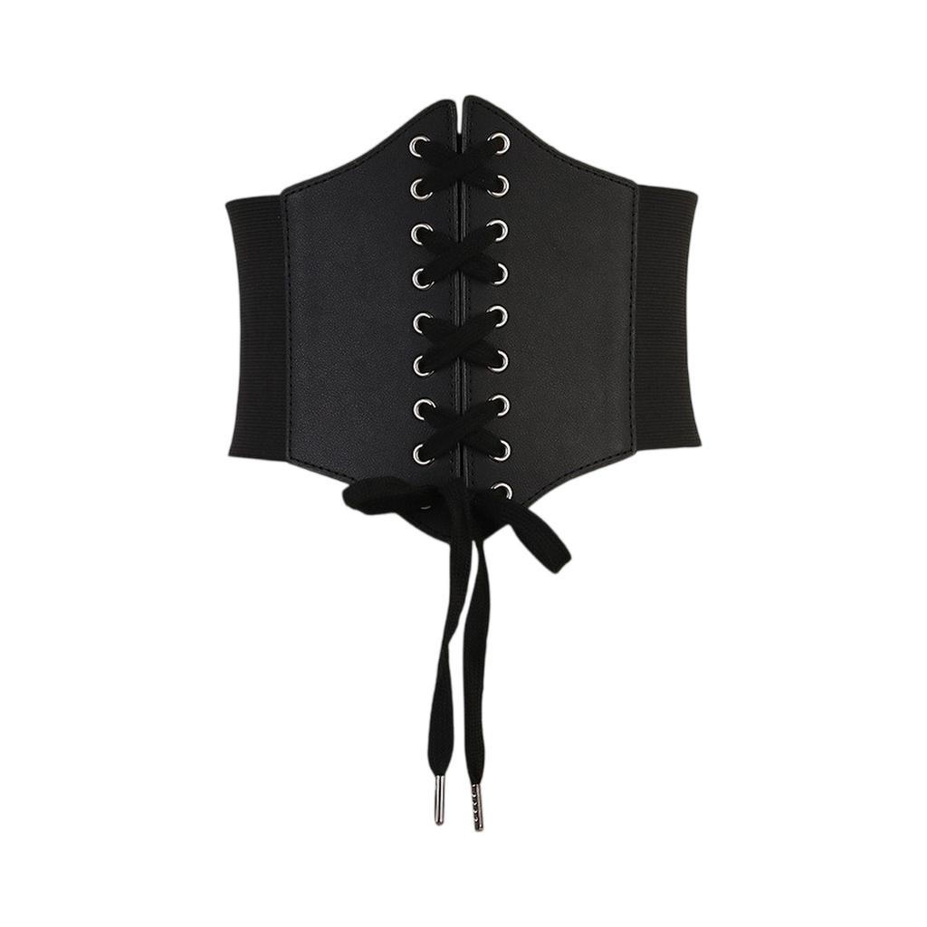 Летняя Ретро Мода Облегающий Широкий Пояс для Женщин, Эластичный Пояс с Европейским и Американским Придворным Поясом