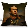 Military Generals Oil Painting Art Decorative Throw Pillow Case Celebrity Star General Costume Design Bedroom Sofa Cushion Cover
