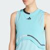 Adidas Tennis Heat.Rdy Match Tank Top Color Block Round Neck Sleeveless Vest Women Tops Blue IL9597