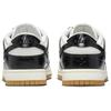 Nike Dunk Low LX Черные женские кроссовки под крокодила Белый Phantom Sail FJ2260-003