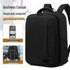 Men's Business Large-Capacity Expandable Backpack with Wet/Dry Separation & Water-Repellent Laptop Compartment