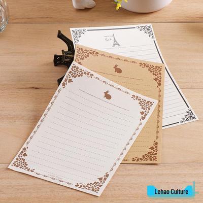 Бланк А5 из крафтовой бумаги в древнекитайском стиле - Ретро, Изысканный, Простой для письма, Каллиграфия