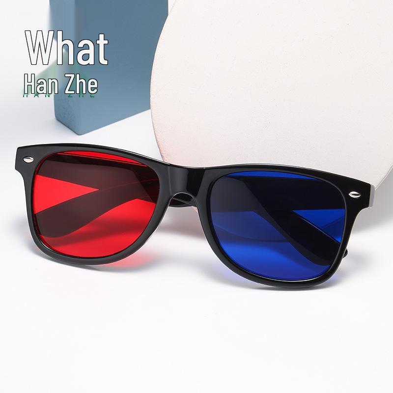 3D Red & Blue Glasses for Cultural Entertainment, Amblyopia & Myopia Training with Projection Support