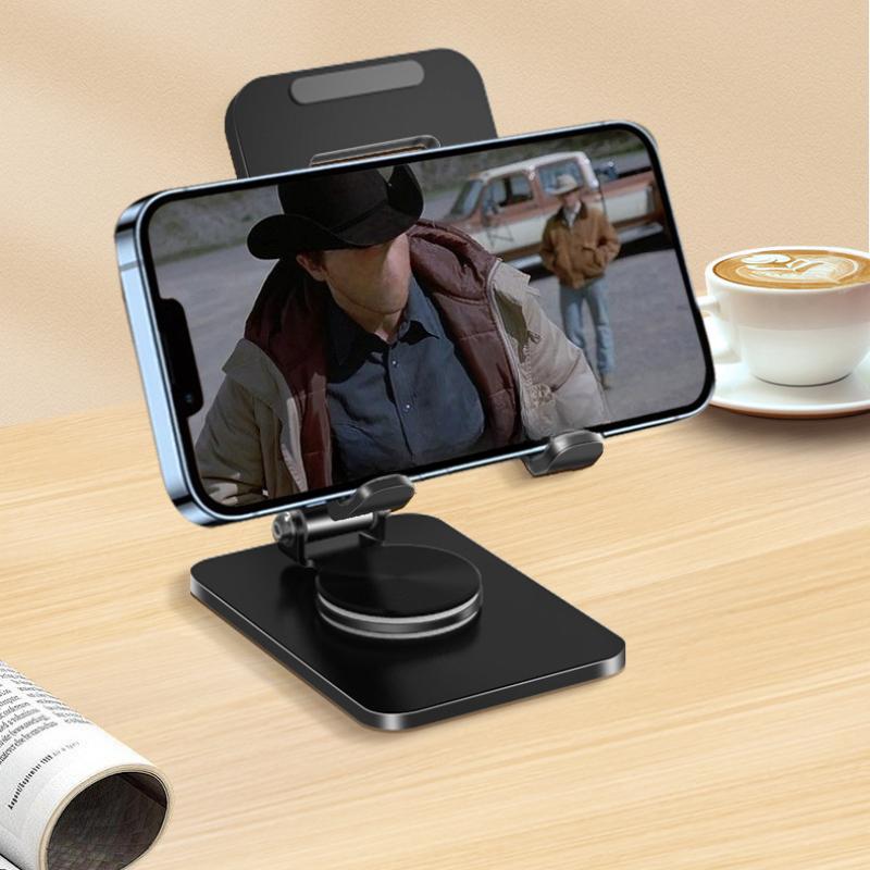 Вращающаяся на 360° подставка для мобильного телефона, настольная, вертикальная, складная, портативная, металлическая подставка для мобильного телефона для рисования