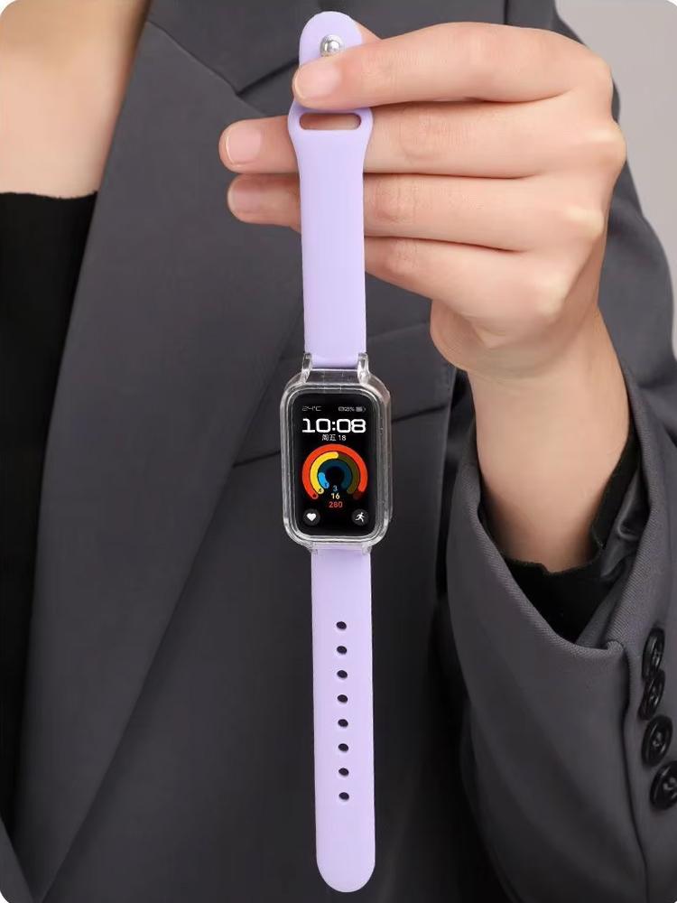 Чехол+ремешок Для умных часов Huawei Band 10/9/9 NFC ремешок Аксессуары Спортивный силиконовый браслет correa для Huawei Bands 8/8NFC Чехол