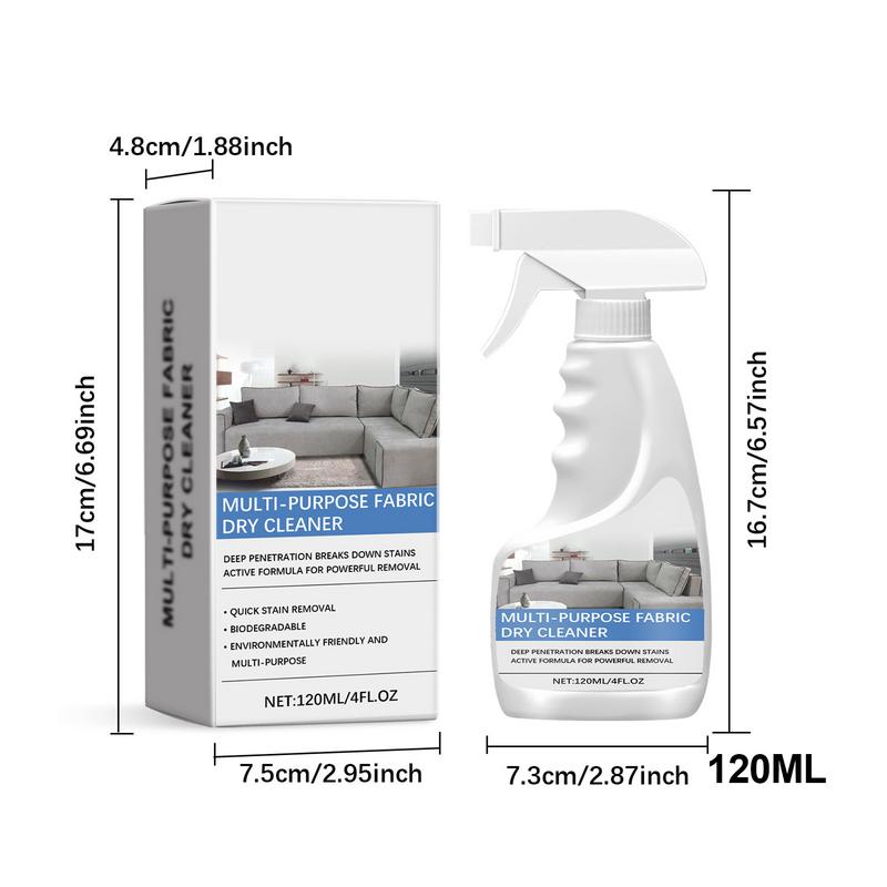 Ткань Химчистка 120 мл Пятновыводитель Многоцелевой очиститель Химчистка Ткань Спрей Для Диванов Одежды Ковров