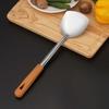 Кухонная утварь из нержавеющей стали с деревянной ручкой Лопатка Ложка для рисового супа Лопатка для жарки Дуршлаг Кухонная утварь Кухонные принадлежности