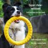 EVA Bite-Resistant Dog Frisbee & Teething Ring for Large Dogs