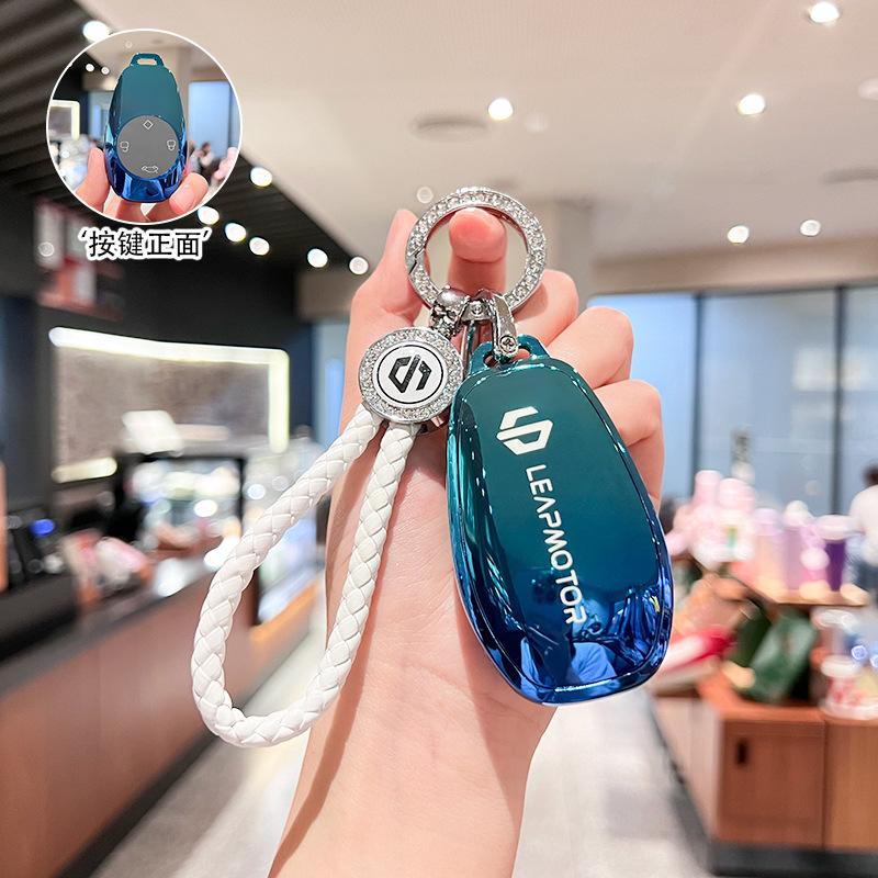 Подходит для комплекта ключей 2021 Zero Run t03 c11 Zero Run s01 чехол-брелок для ключа с дистанционным управлением автомобиля защитный чехол кольцо женский