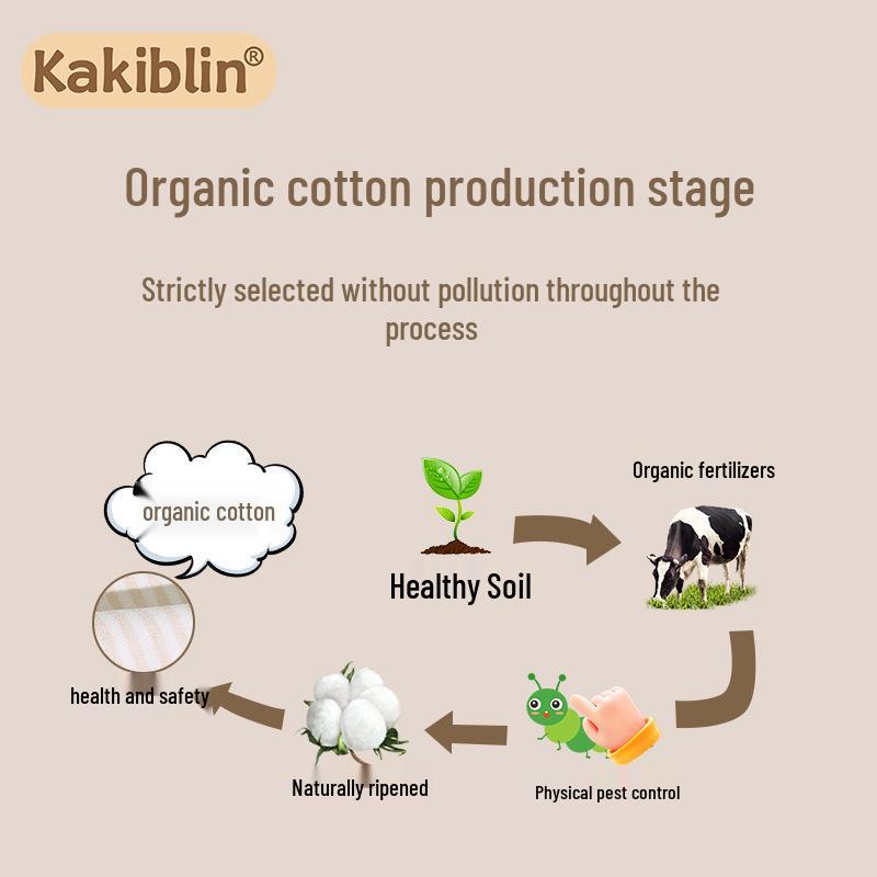 Kakiblin Органический хлопок и бук детский прорезыватель-погремушка