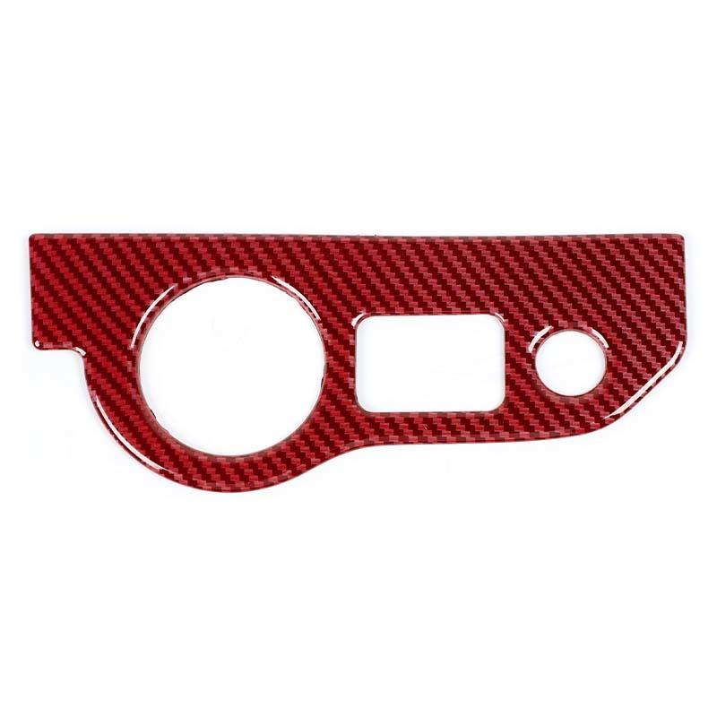 Наклейки-декоративные накладки на панель переключателя фар для Dodge Challenger 2015 и новее, для Charger 2010 и новее, ABS, аксессуары для интерьера