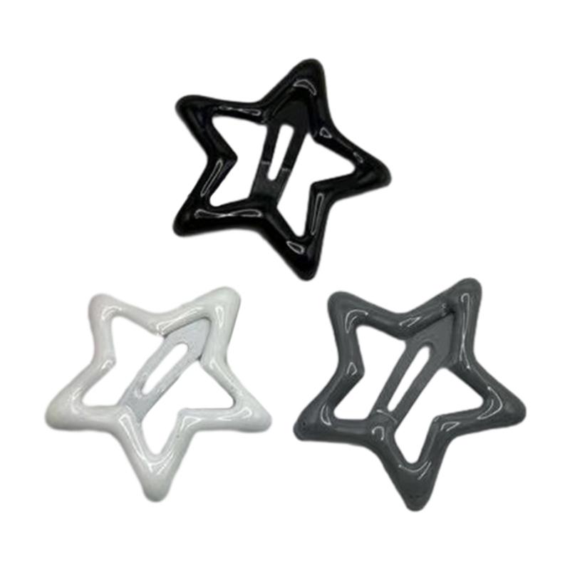 Star Hairclip Women Girl Haipin Hair Decoration Household Accessory for Adults Women Girl Hair Fixing Accessory