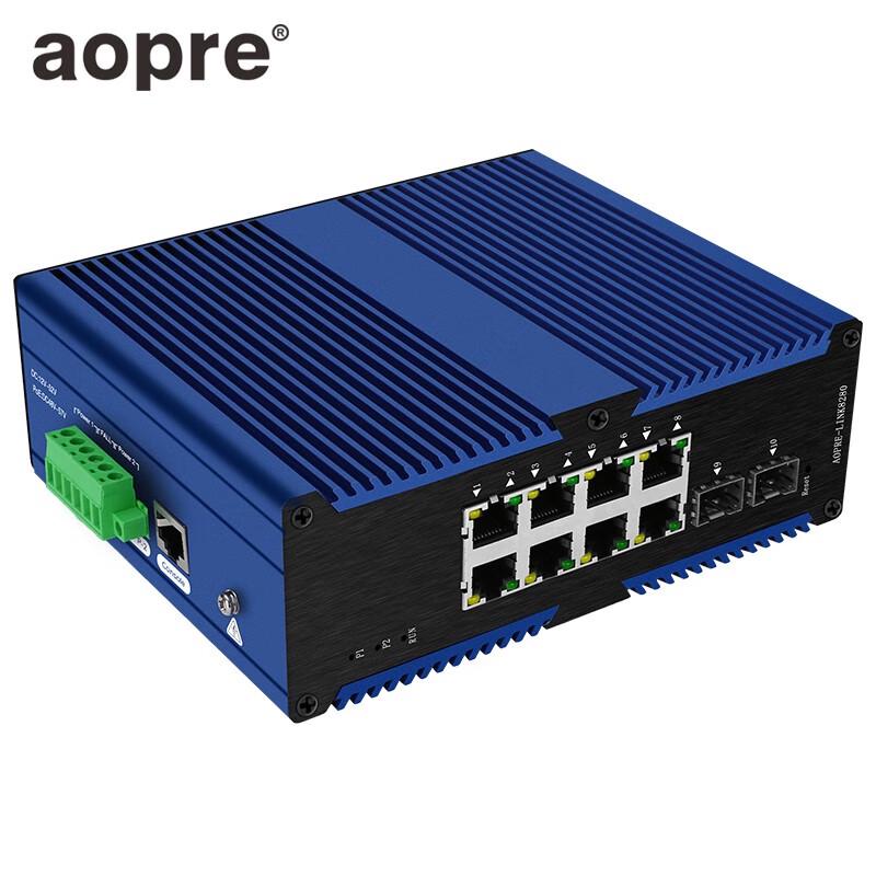 Промышленный управляемый гигабитный PoE-коммутатор AOPRE