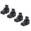 IEC320 C8 To C13 Power Adapter Male To Female 90 Degree Power Socket Adapter for Printer Scanner