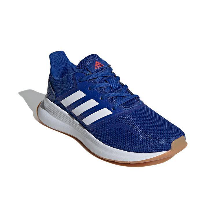 adidas Runfalcon 1.0 K Дышащие Низкие Детские Беговые Кроссовки Сине-Белые Детские FV8838