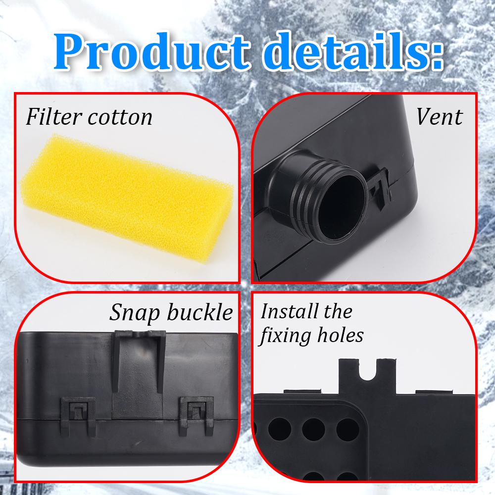 Универсальный воздушный фильтр для автономного отопителя 12В 24В Подходит для дизельных отопителей 2 кВт 5 кВт 8 кВт Высокая эффективность нагрева Автомобильные аксессуары