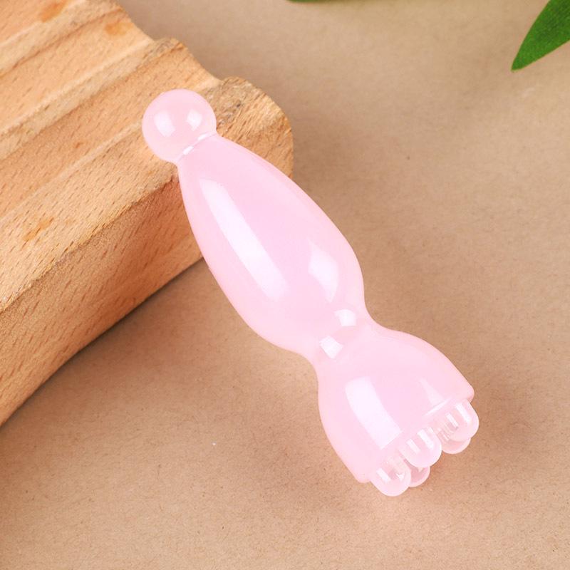Small Lotus Seedpod Gua Sha Face Massage Stick and Meridian Brush